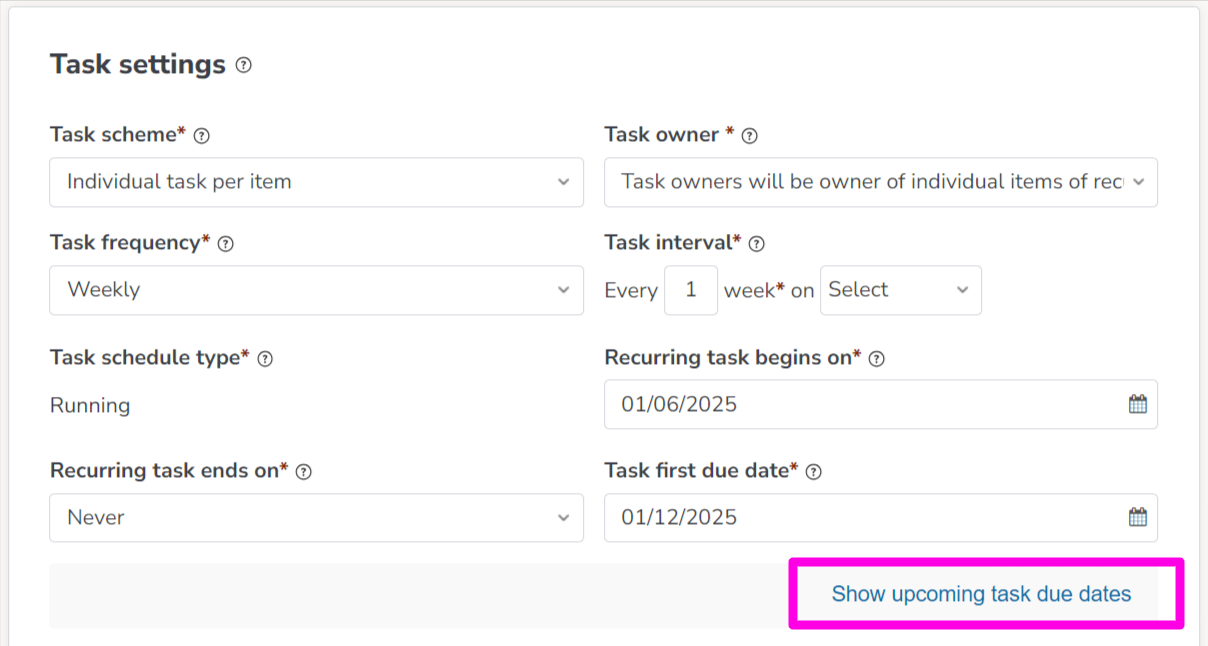 How to Create a Recurring Task